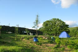 Hilltop camping